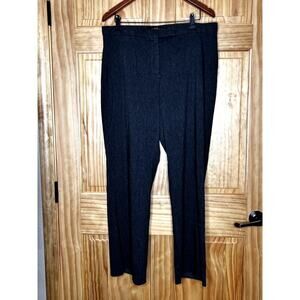 Lane Bryant womens size 16 gray pants wide leg mid-rise corpcore, minimalist